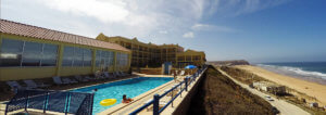 Atlantic Coast Surf School accommodation. Private accommodation with ocean View swimming pool