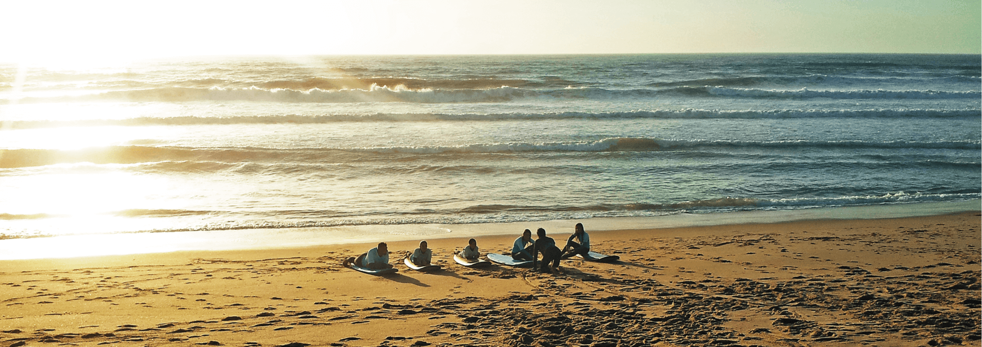 surf holidays in Santa Cruz group surf lesson in spring