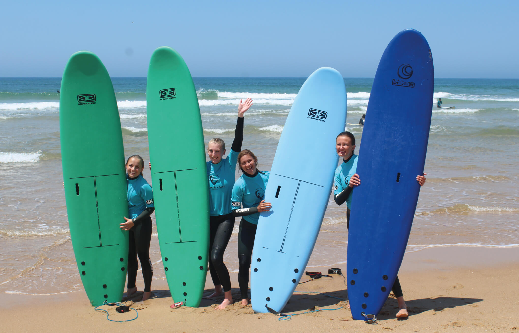 surf adventure with friends holidays