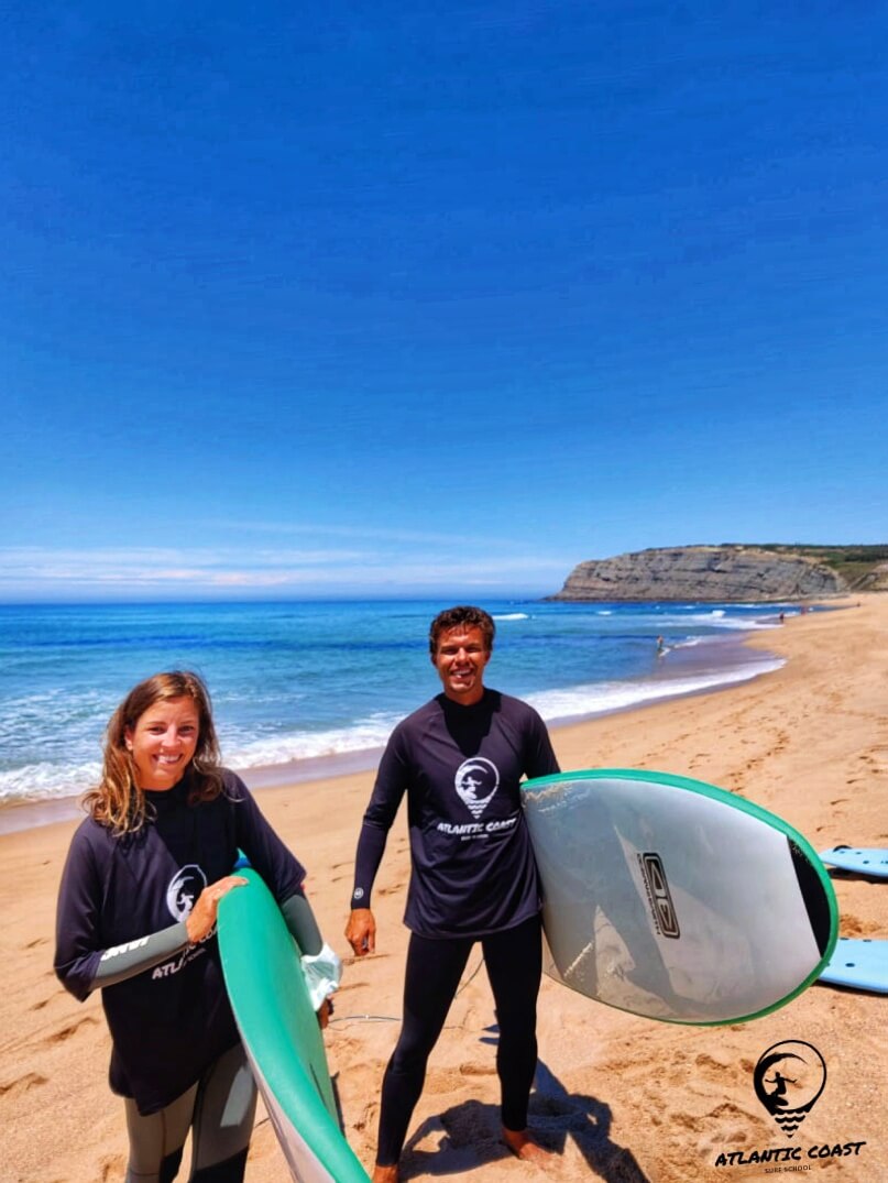 surf couple lessons